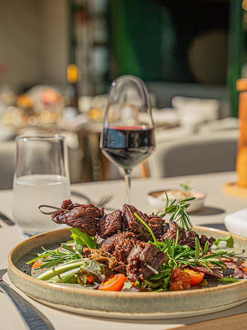 Duo de brochettes d’onglet